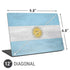 Argentina Flag Distressed Universal Laptop 12in (9.8 x 6.8in) Skin
